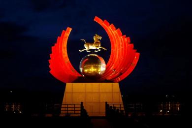中國(guo)原(yuan)子城(cheng)景觀亮化工(gong)程(cheng)
